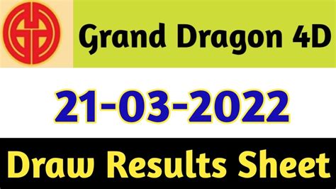 dragon 4d result today|Today’s Results .